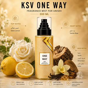 Fragrance mist bottle for unisex, black pump sprayer, gold label, 200 mL