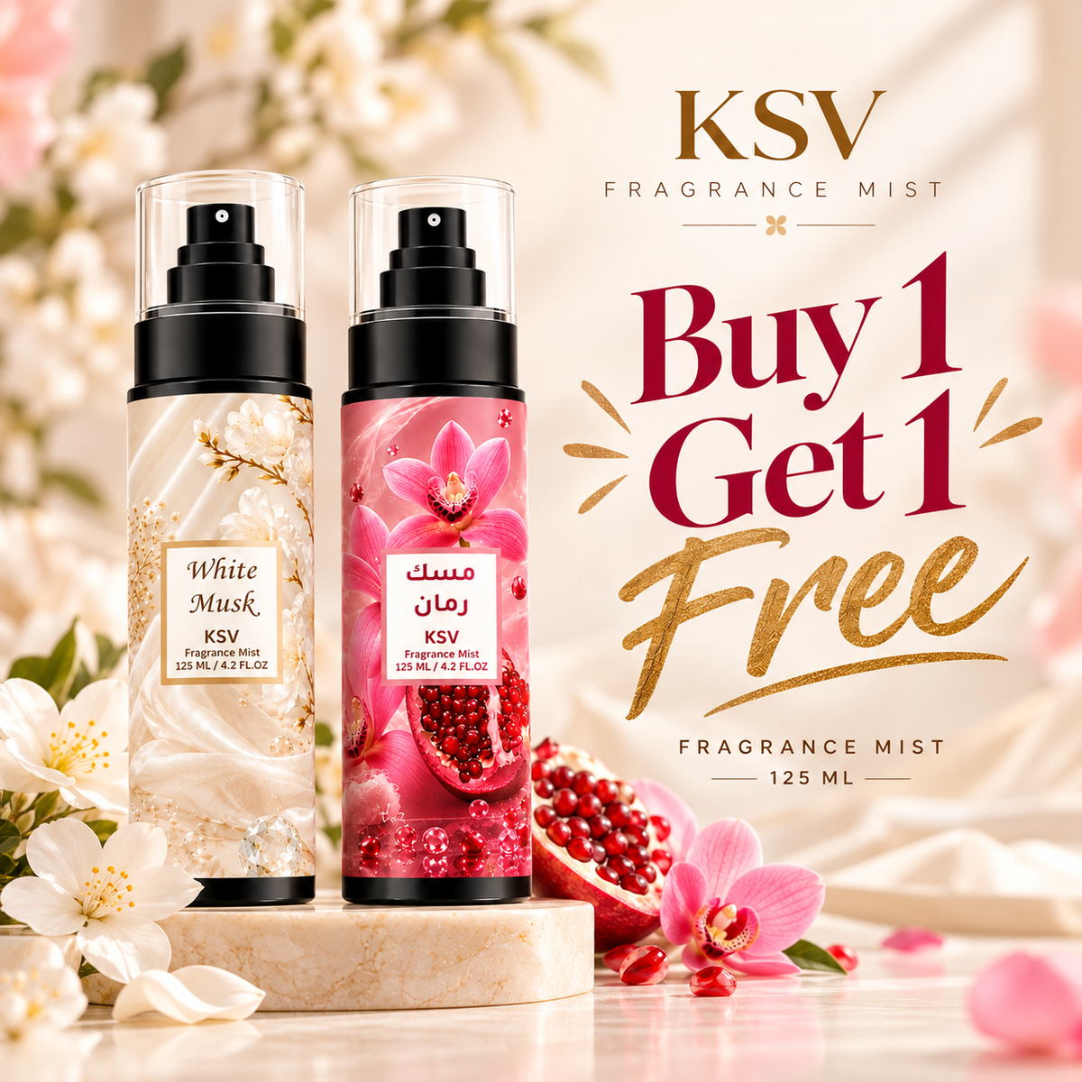 Buy 1 get 1 Free 125 ML