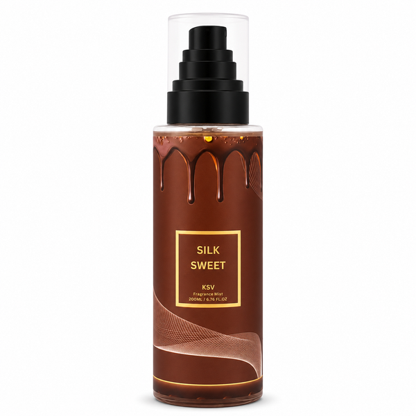 KSV Silk Sweet fragrance mist for women 200ml - amber bottle