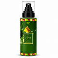 Juicy fragrance mist bottle, green glass with pump, 200 mL