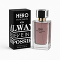 KSV HERO men’s eau de parfum boxed set with clear bottle and silver cap