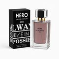 KSV HERO men's eau de parfum bottle with black cap, 80 ml; boxed set