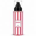 KSV Crush fragrance mist 200 ml, pink striped bottle with black spray pump