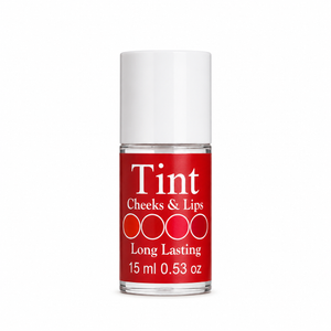 Tint Cheeks & Lips long lasting tint in Jucy Orange, 15 ml bottle