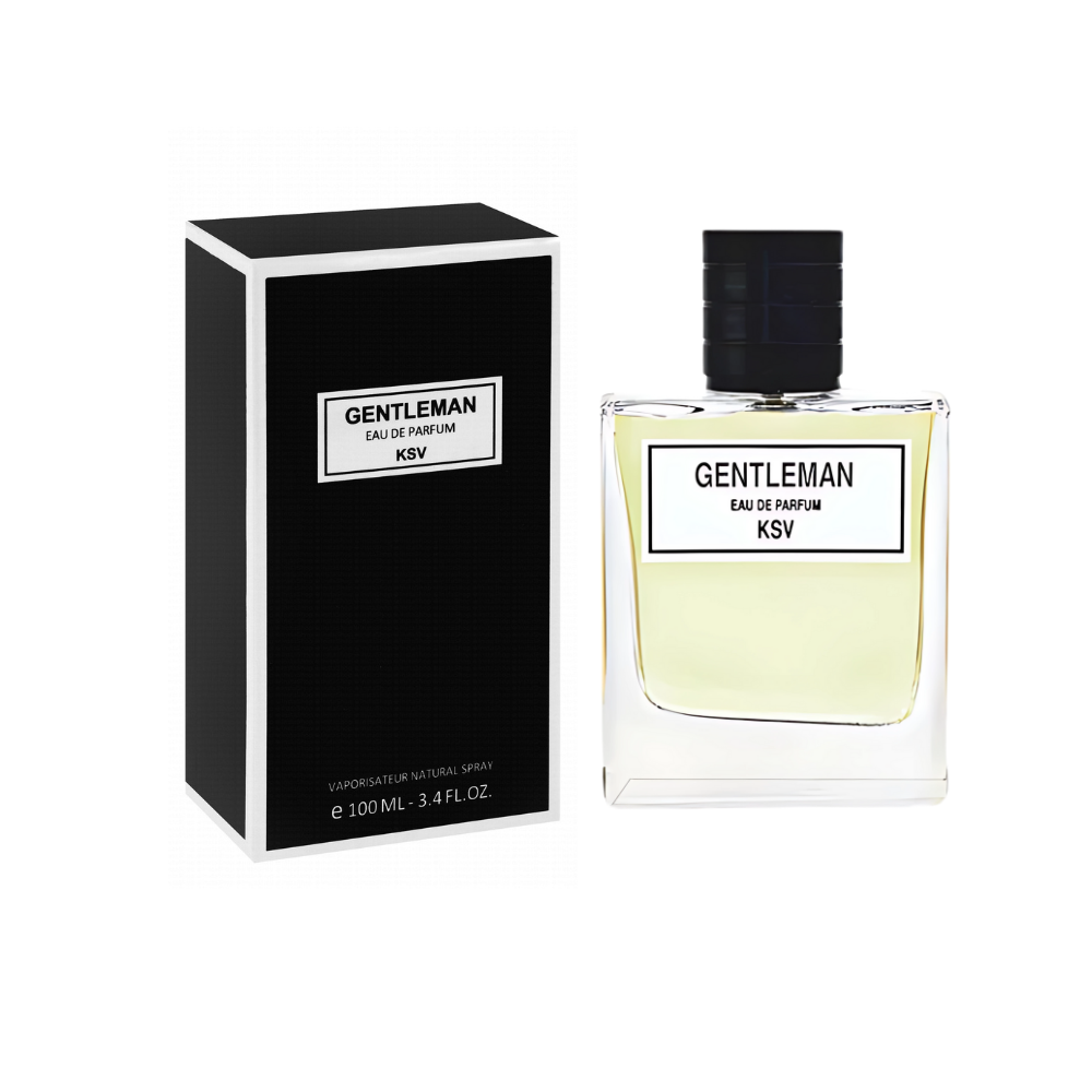 Gentleman Eau de Parfum spray 100 ml by KSV, glass bottle with dark cap